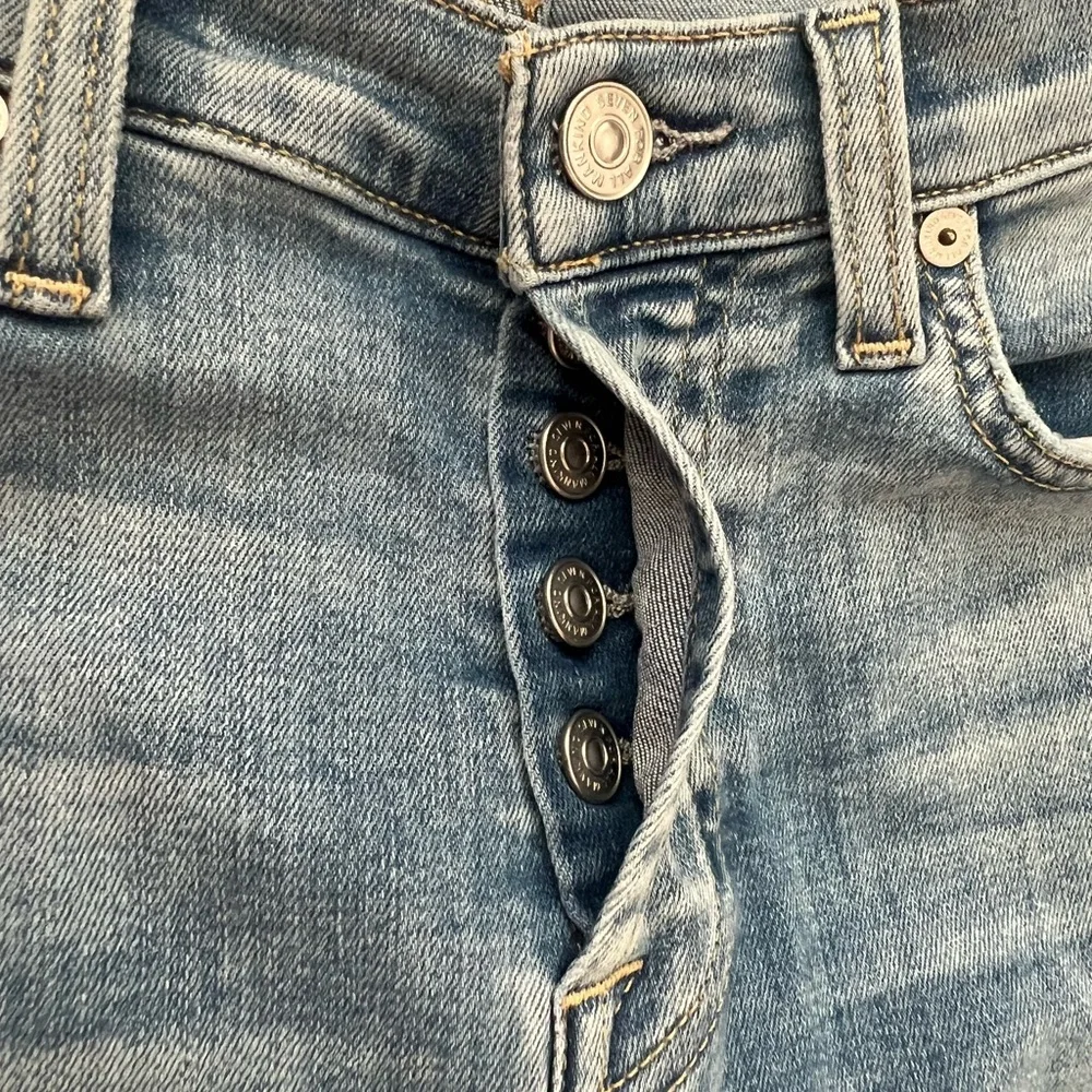 7 For All Mankind Skinny Jeans Women Size 23‎ Light Blue Denim (0647) - Picture 6 of 15